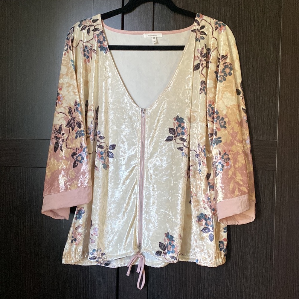 Maurice’s velvet cardigan